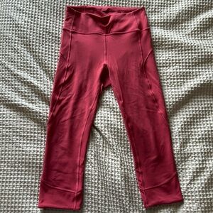 Pink lululemon leggings